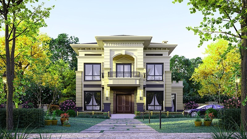 永州中式合院住宅，开放庭院与邻里乡亲更亲近